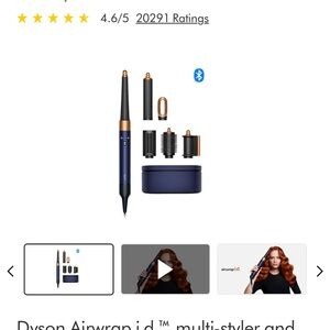 Dyson Airwrap Styler in Navy and Copper